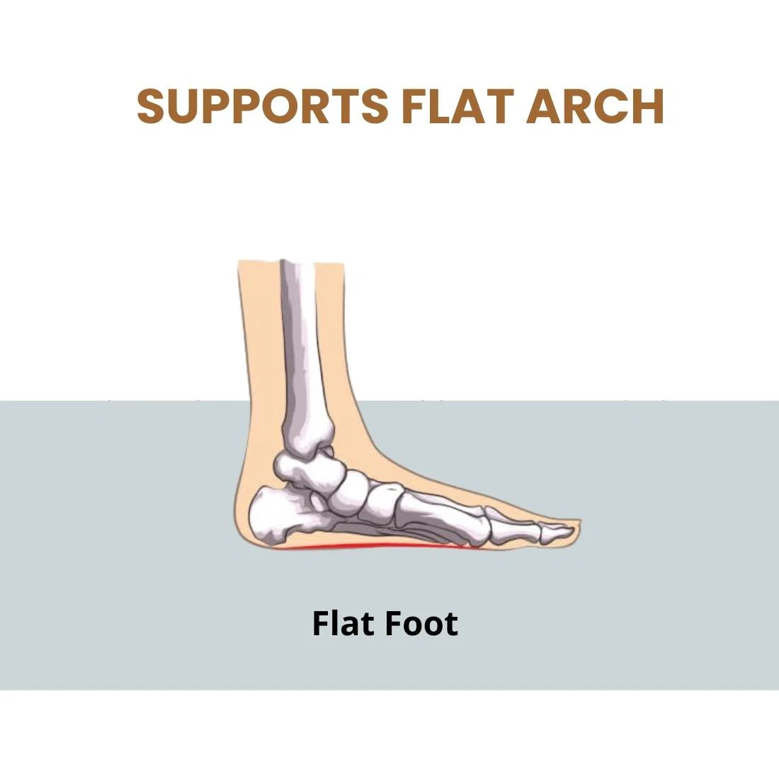 Helios Gel Insole for Flat Foot  FOR MEN (Trim to Fit SIZE 6-10) - Image 8