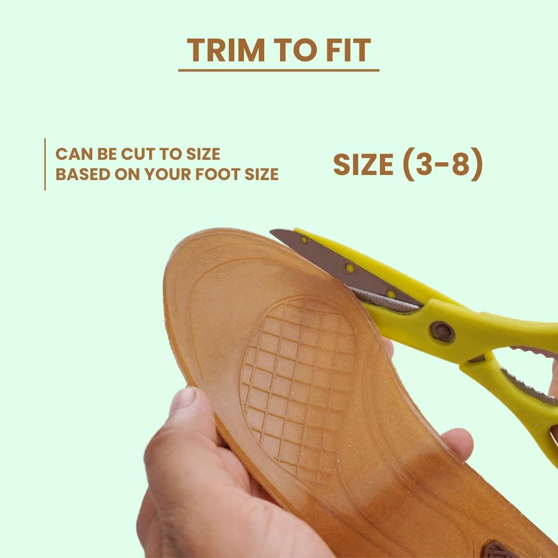 Helios Gel Insole For Women (Trim to Fit SIZE 3-8) - Image 8