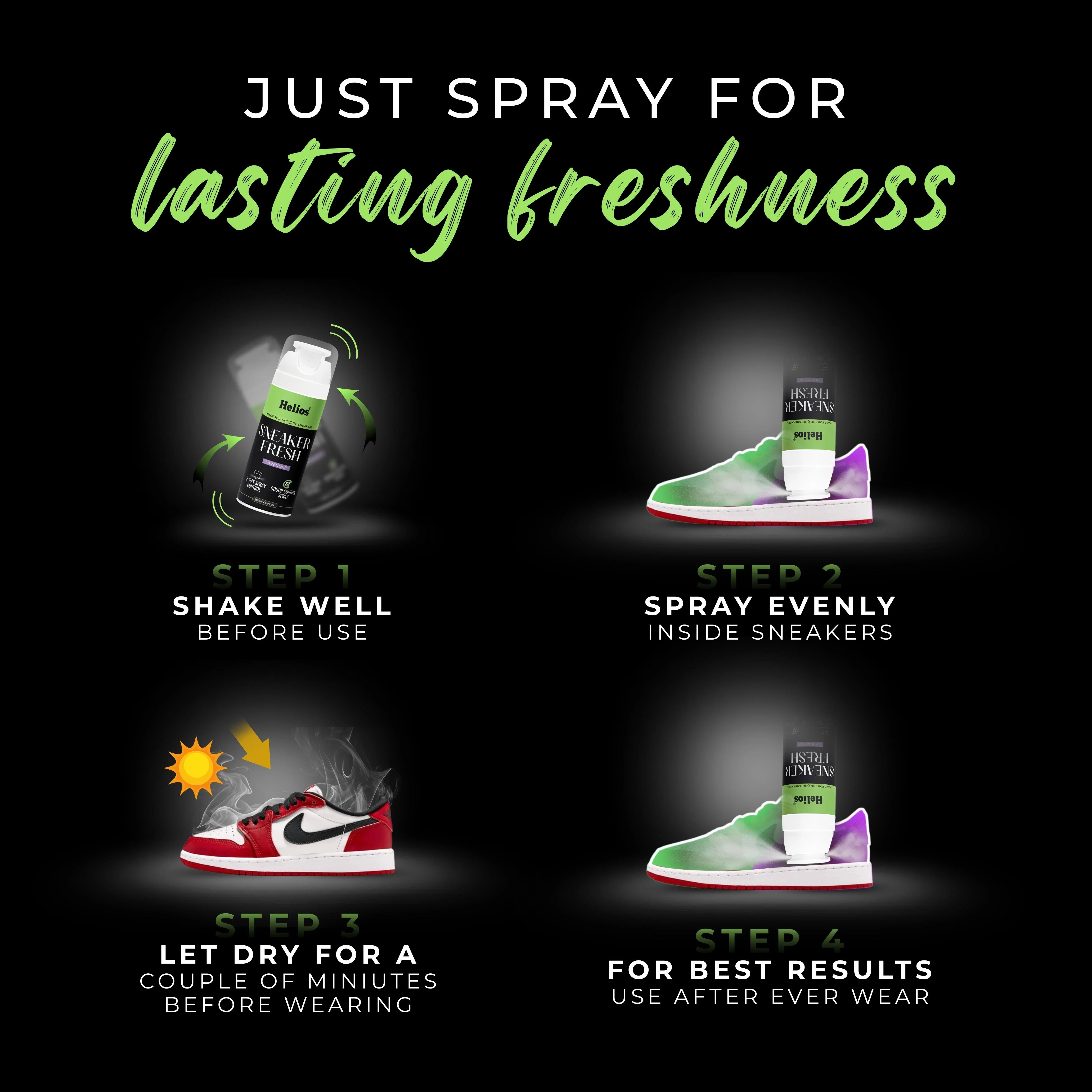 Helios Sneaker Fresh Lavender 150ML - Image 6