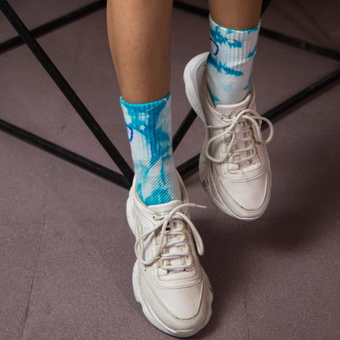 Helios Styocks Tie & Dye Ankle Length Cushion Socks - Image 12