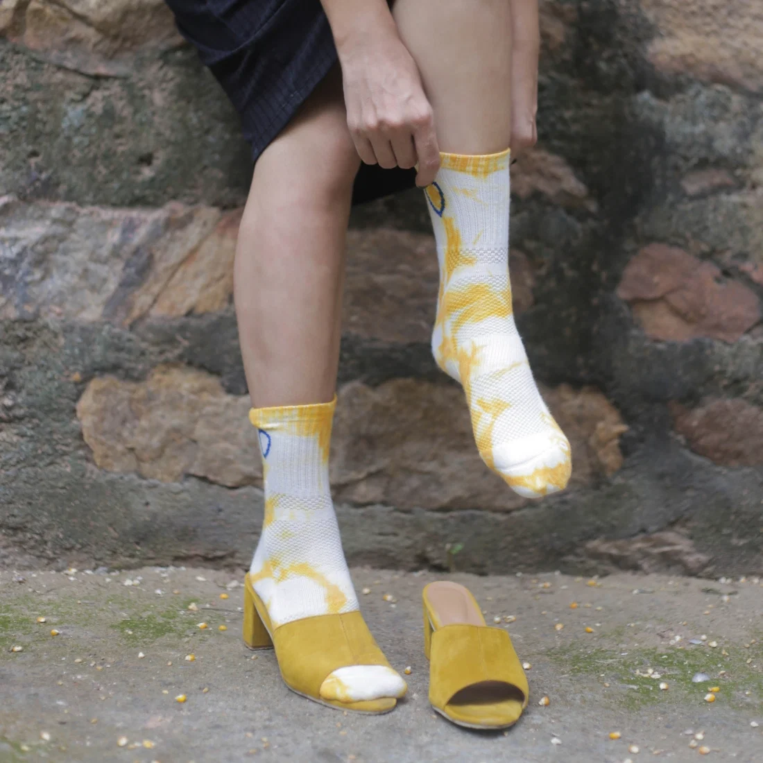 Helios Styocks Tie & Dye Ankle Length Cushion Socks - Image 18