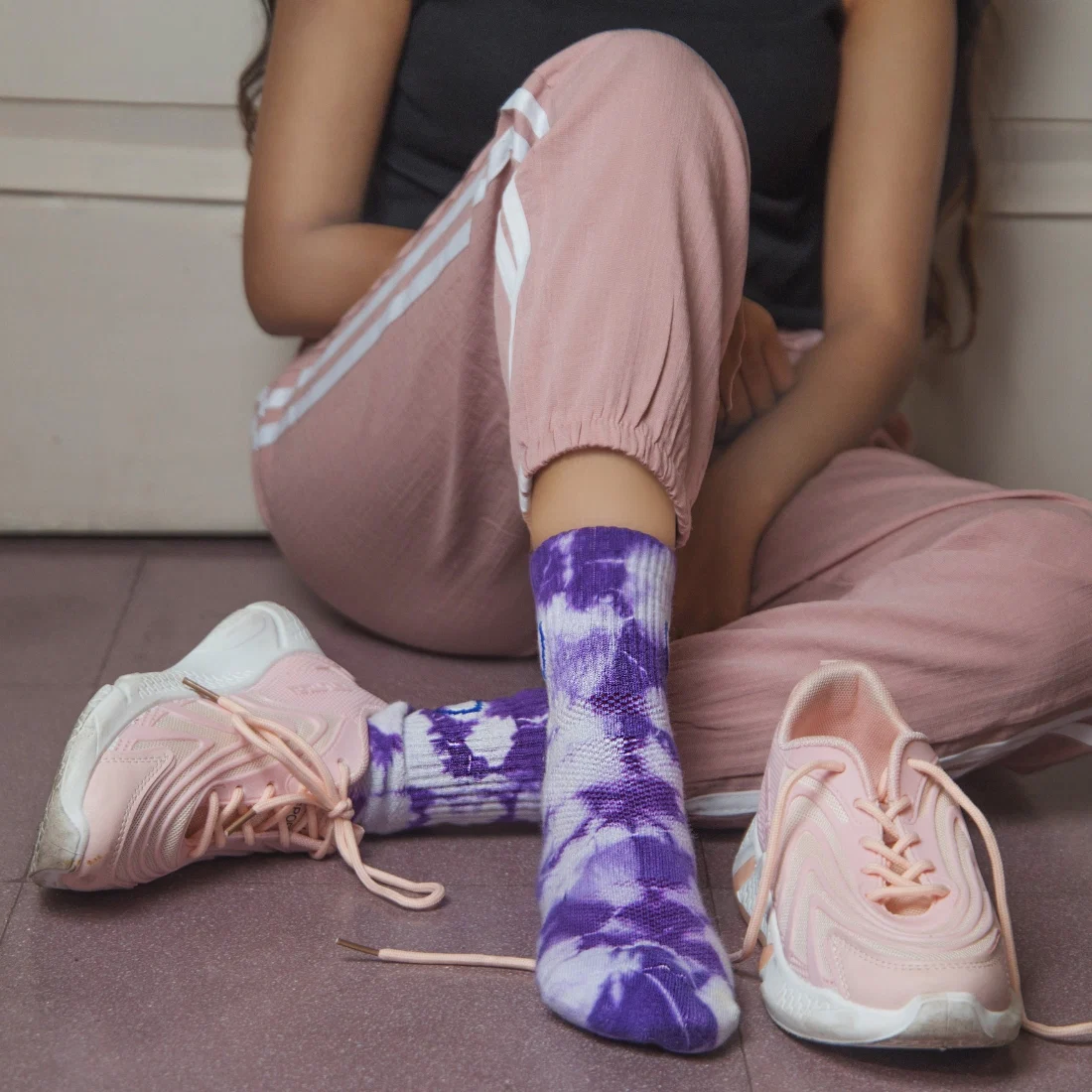 Helios Styocks Tie & Dye Ankle Length Cushion Socks - Image 6