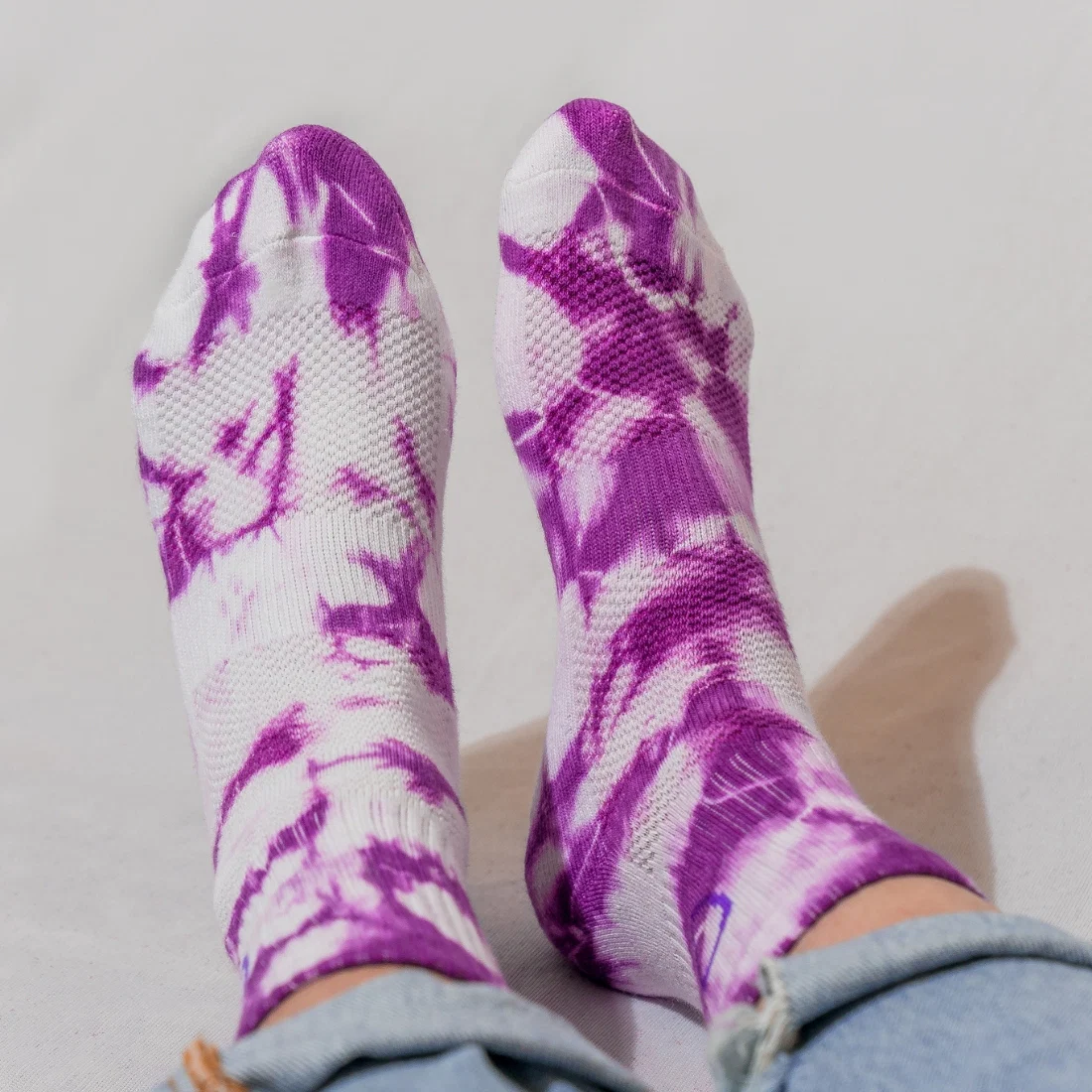 Helios Styocks Tie & Dye Ankle Length Cushion Socks - Image 7