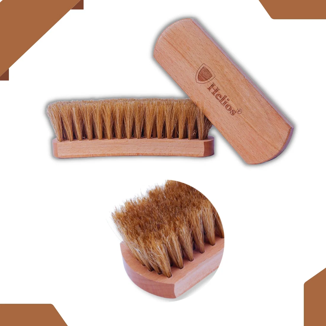 Helios 6.5 Inch 100% Horse Hair Shoe Brush - Big - Image 10