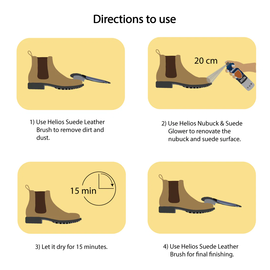 Helios Nubuck & Suede Glower - 250 ML - Image 6