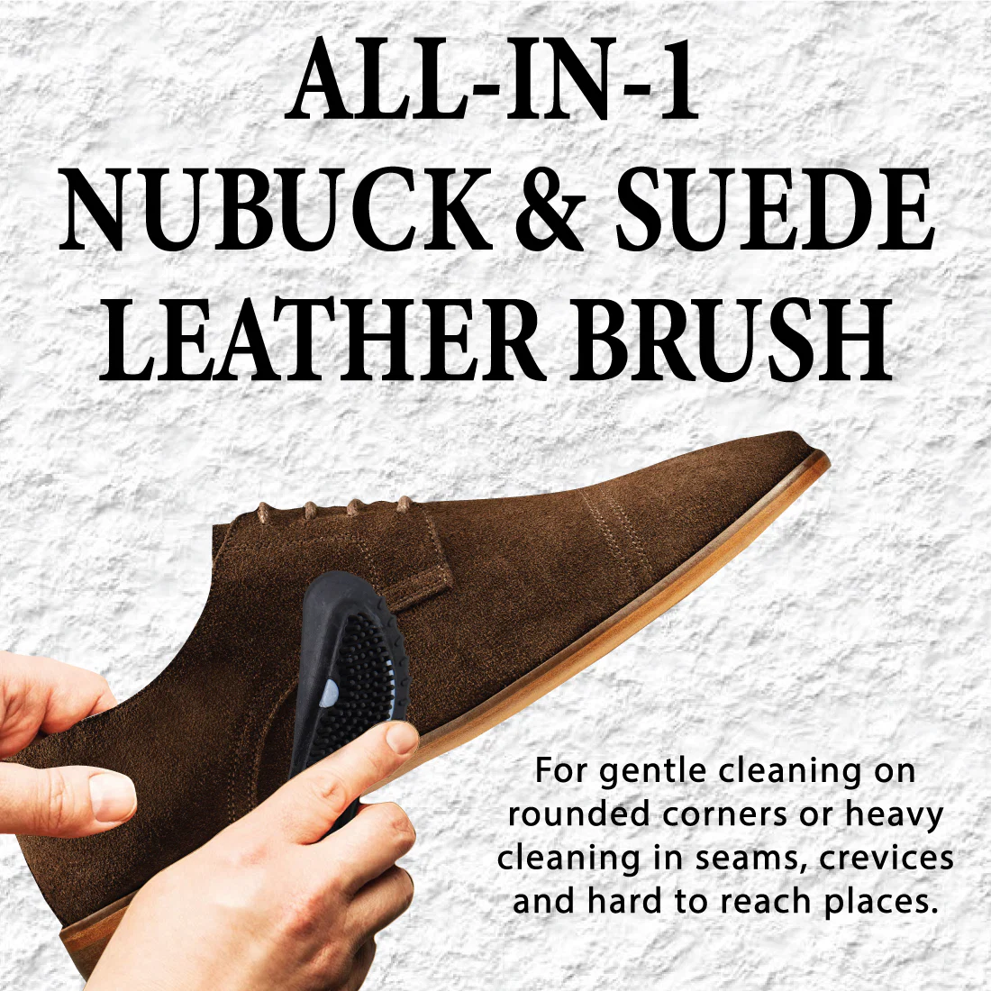 Helios Nubuck & Suede 4 way Leather Cleaning Brush - Image 6