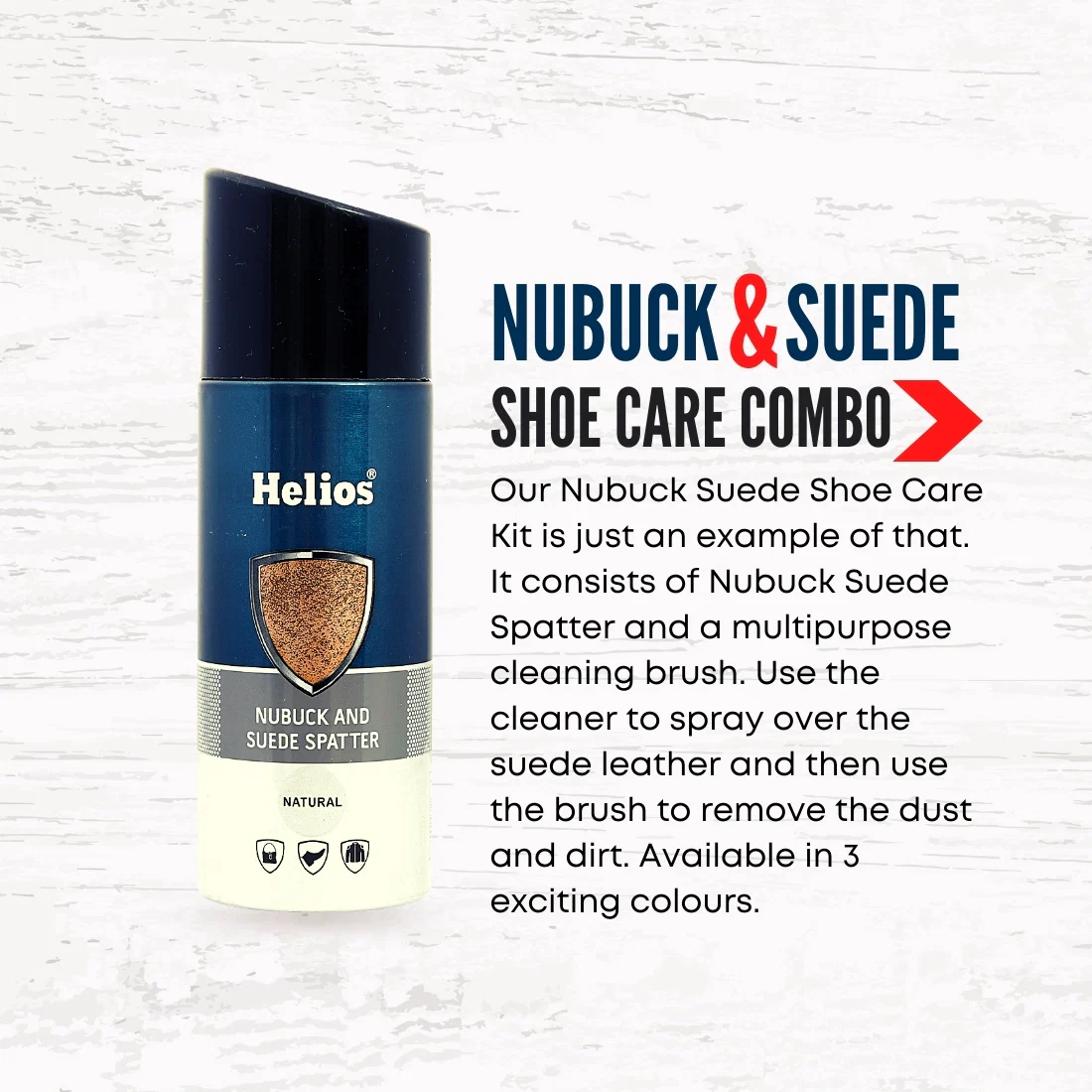 Helios Nubuck & Suede Shoe Care Combo - Image 5