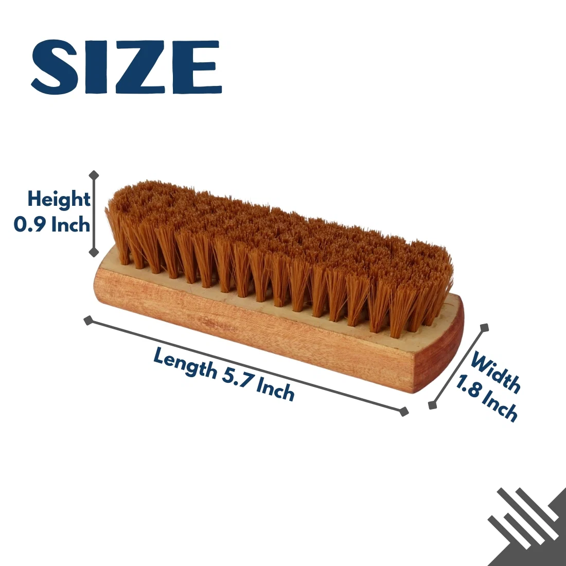 Helios 5.7 Inch Shoe Brush - Image 5