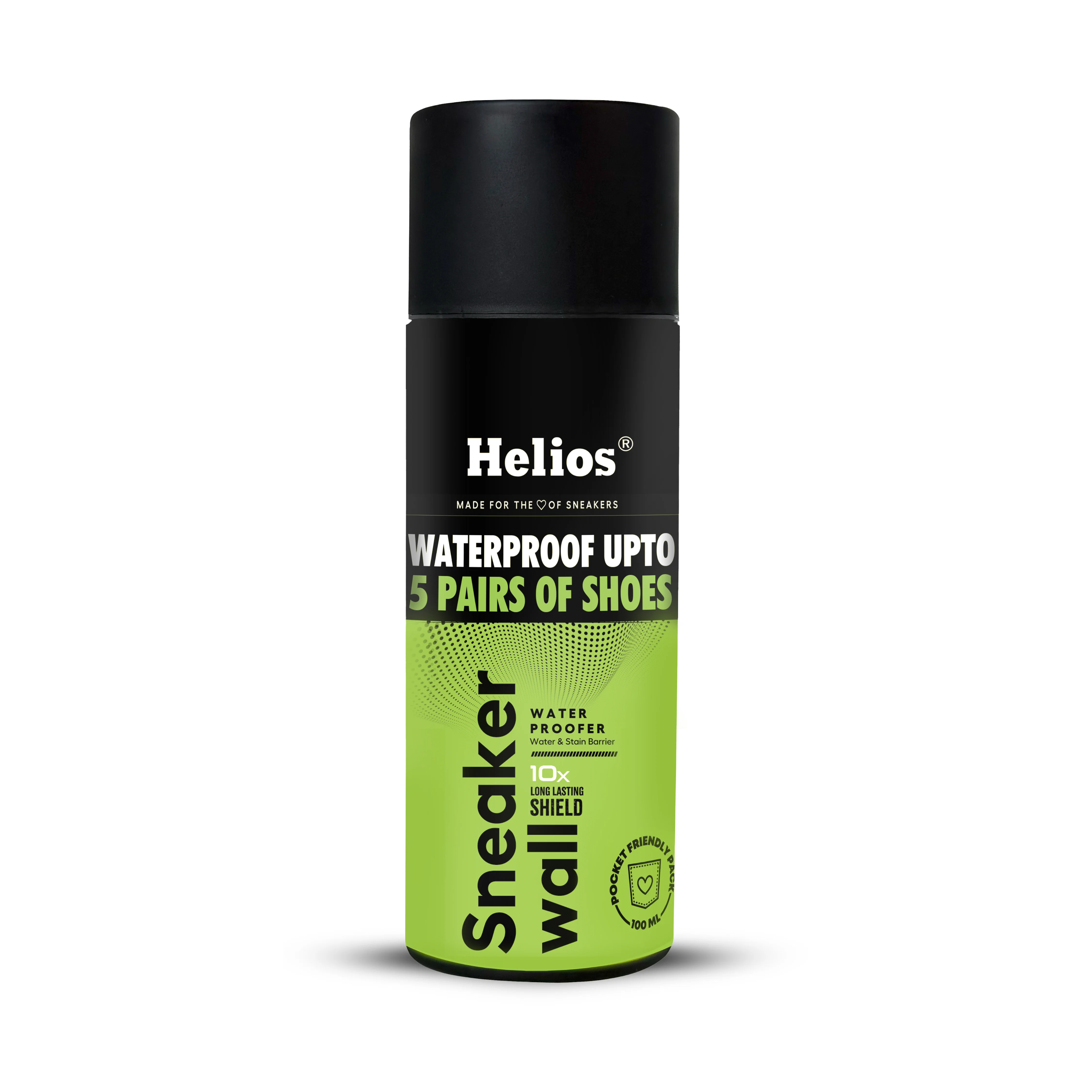 Helios Sneaker Wall Protect Spray | Water & Stain Barrier for Shoes | Shoe Water Proofer Spray | Available in 100 ml & 150 ml Sizes - Image 8