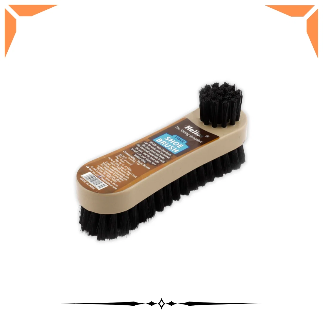 Helios 5.7 Inch Twin Shoe Brush - Image 6